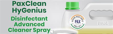 PaxClean HyGenius Disinfectant Advanced Extra Strong Cleaner, 5 Litre ...