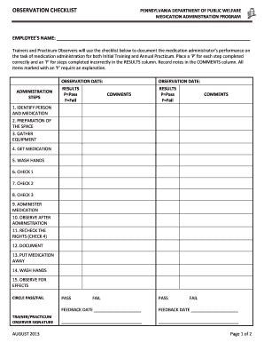 Fillable Online MEDICATION ADMINISTRATION PROGRAM Fax Email Print ...