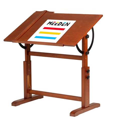 Buy MEEDEN Wood Drafting Table - Adjustable Height Artist Drawing Table ...