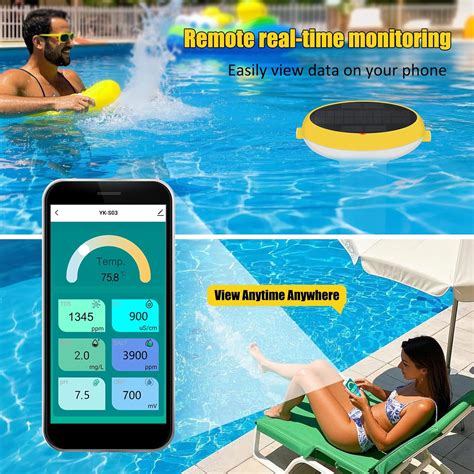Yewhick Smart Pool Monitor with Gateway, Profession Salt India | Ubuy