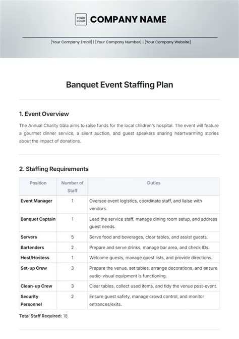 Free Banquet Event Order (BEO) Templates to Edit Online
