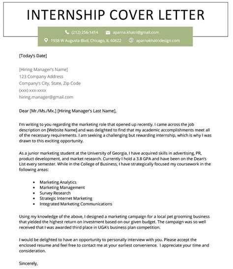 Some pieces of advice for a cover letter for an internship - Layboard ...