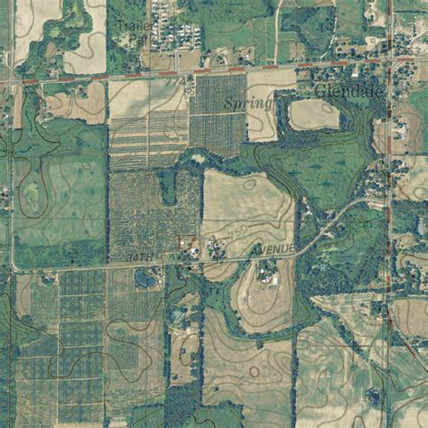 MI-Gobles West: GeoChange 1976-2012 Map by Western Michigan University ...