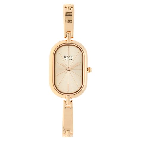 Buy Online Titan Raga Viva Rose Gold Dial Women Watch With Metal Strap ...