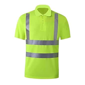 MYADDICTION Safety T Shirt Quick Drying Reflective Construction Shirts ...