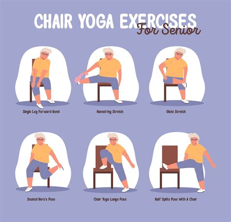 Chair Gym Exercises - 10 Free PDF Printables | Printablee
