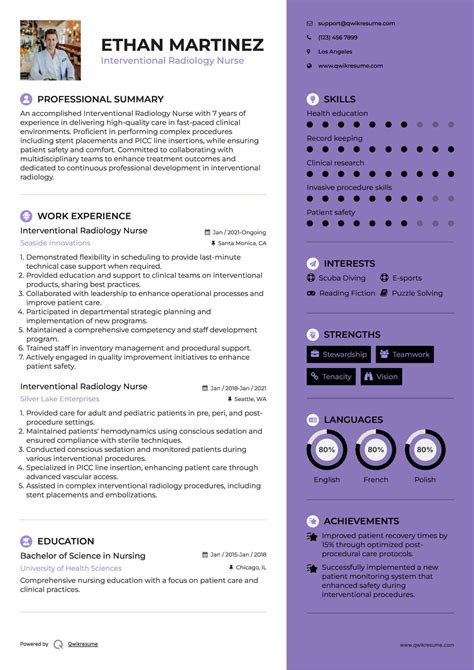 10+ Interventional Radiology Nurse Resume Samples & Templates for 2025