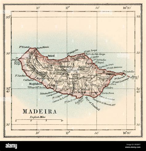 Madeira Island Map