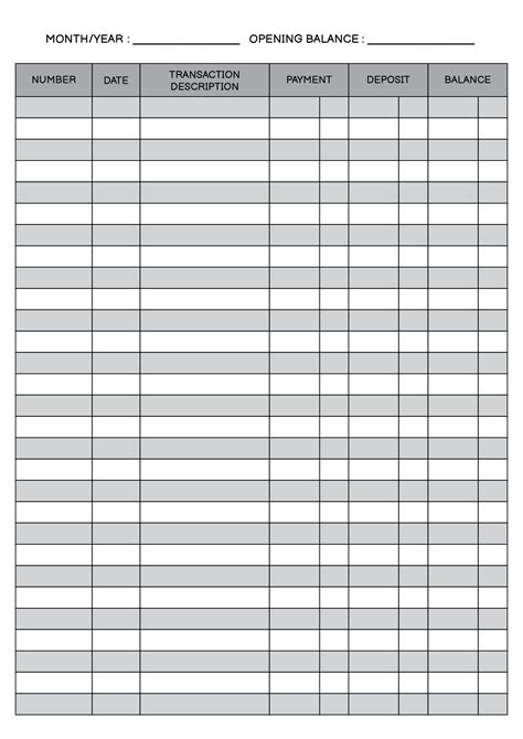 12 Balance Checkbook Worksheet Practice - Free PDF at worksheeto.com