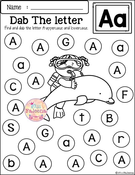 Free Printable Letter Recognition Worksheets | Printable Worksheets