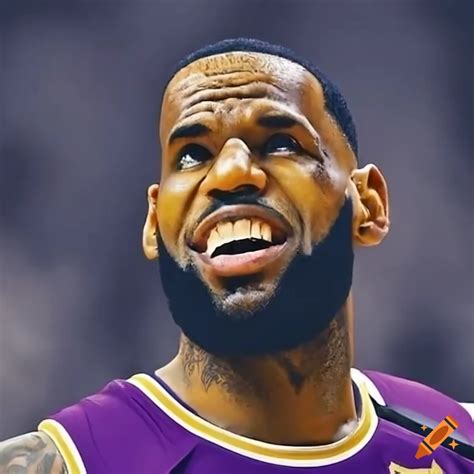 Lebron james and drake sharing a funny moment on Craiyon