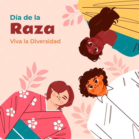 Premium Vector | Flat dia de la raza illustration