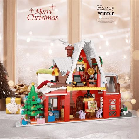 Buy GEVINST Christmas Village Gingerbread House Building Set, with LED ...