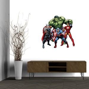 wallpics 30.48 cm Marvel Avengers Self Adhesive Decorative Wall Sticker ...