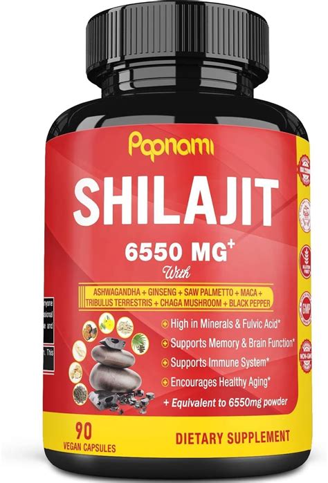 Athinika Nutrition Shilajit Himalayan Capsules - 6550mg 3 Month Supply ...