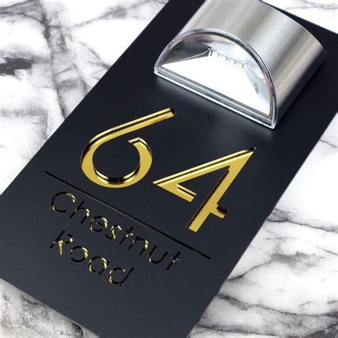 Image result for Lighted House Numbers LED