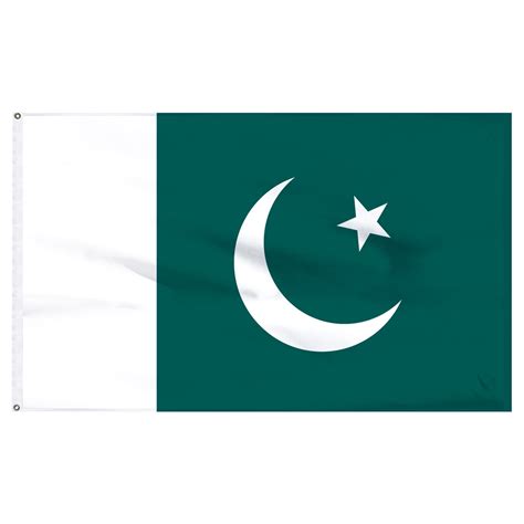 Online Stores Large 5ft x 8ft Pakistan Flag made of Nylon India | Ubuy