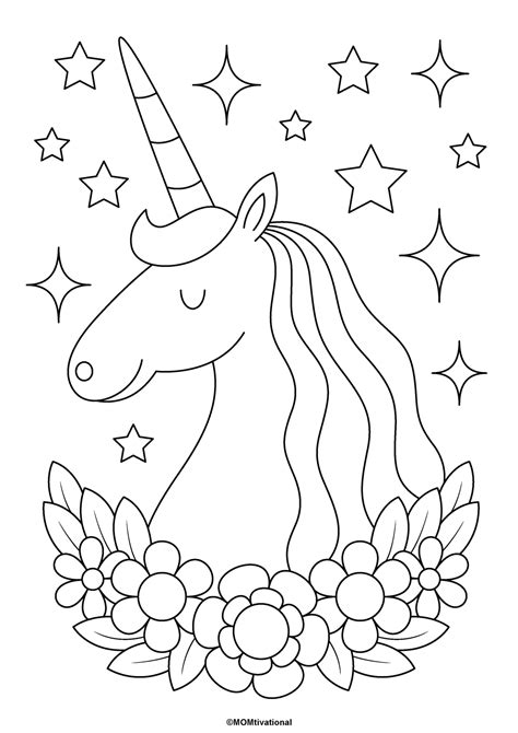 Unicorn Printable Colouring Pages Free - Printable Free Templates