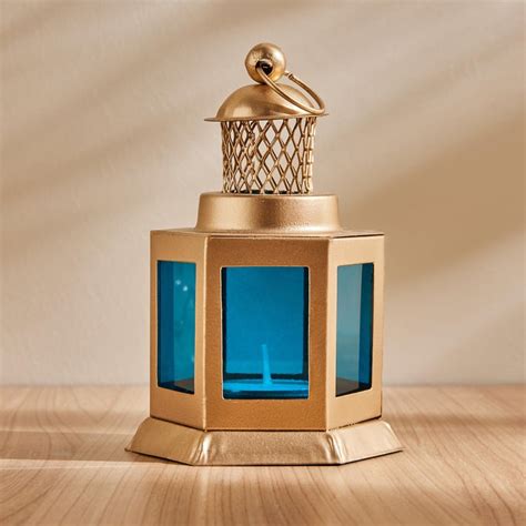 Buy Salsa Glass & Metal Moroccan Hanging Lantern from Home Centre at ...