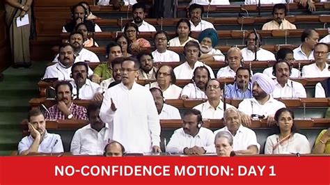 No-Trust Motion Debate: From Manipur to Hanuman Chalisa | Day 1 ...