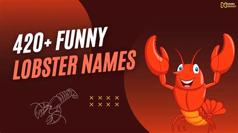450+ Cool & Funny Lobster Names - Names Crunch