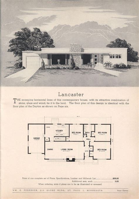 Vintage Architecture, Mid Century Architecture, Architecture Plan, Sims ...