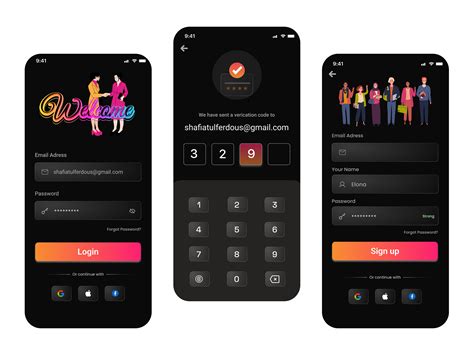 Sign Up App 的图像结果