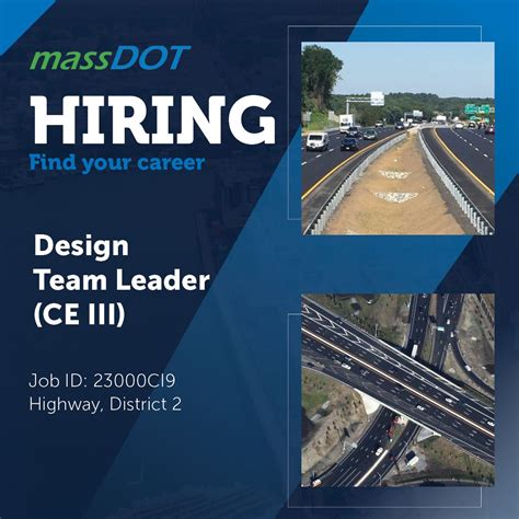 MassDOT on LinkedIn: #nowhiring #northamptonma #design #highway # ...