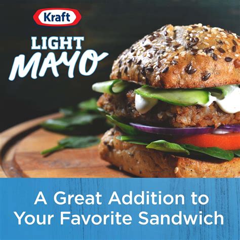 Light Mayo with One Half the Fat & Calories of Regular Mayonnaise ...