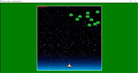 Space Invaders in Python 的图像结果