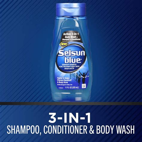 Selsun Blue 3-in-1 Anti-dandruff Shampoo, 11 fl. oz