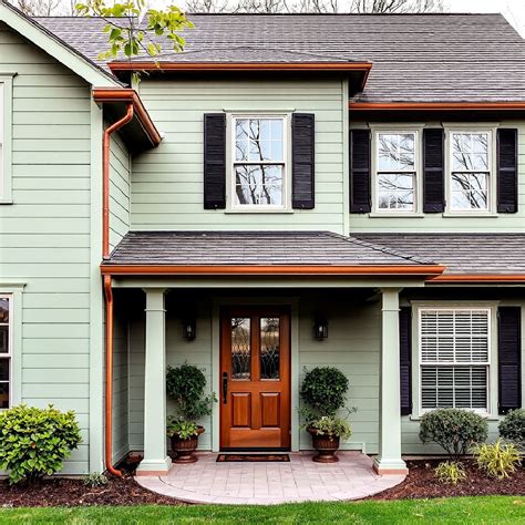 Sage Green Exterior House Paint