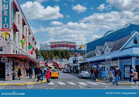Welcome to Ketchikan editorial stock image. Image of souvenir - 254113724