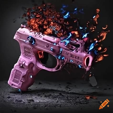 Image of an immune system gun on Craiyon