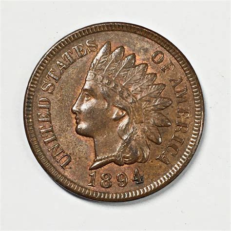 1894 Indian Head Cent*Higher Grade*LIBERTY Fully Visible | Property Room