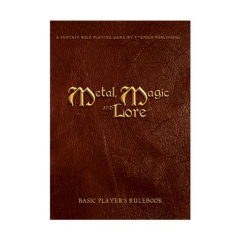 Buy Metal, Magic and Lore - Basic Player's Rulebook Book Online at Low ...