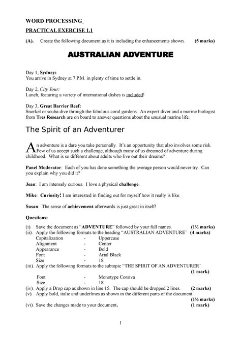 Practical Exercise Template 的图像结果