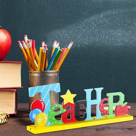 Jetec Teacher Appreciation Gifts - 3 Piece Desk Decor Set India | Ubuy