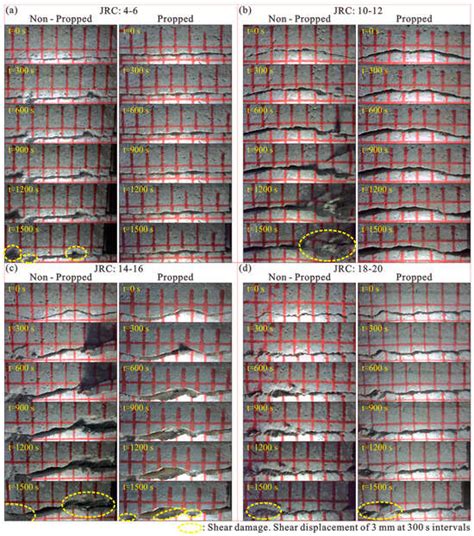 Shear Behavior of Two-Dimensional Propped Rough Fractures