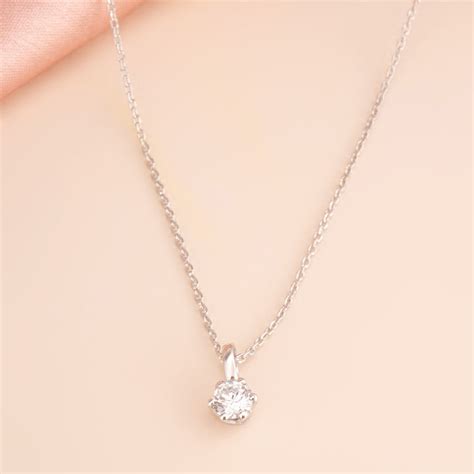 Hexa Halo Diamond 925 Sterling Silver Necklace – PALMONAS