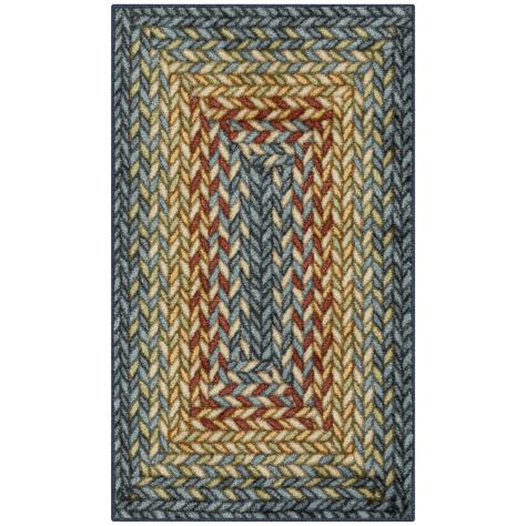 Maples Rugs - Made in USA - Marion Bohemian Braid Washable Indoor ...