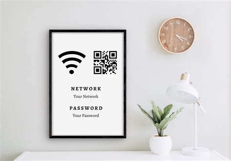 Wifi password sign lobby wifi sign restaurant wifi sign rental wifi ...
