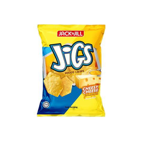 JACK N JILLS Jigs Potato Crisps Cheesy Cheese Sizzling BBQ Sweet ...