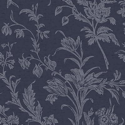 LauraAshley Laura Ashley Lloyd Midnight Seaspray Wallpaper India | Ubuy