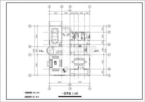 2层181.66平米别墅建筑设计图【平立剖】.cad_别墅建筑_土木在线