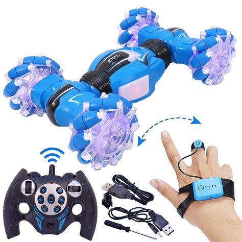 Toyshine Gesture Sensor Remote Control RC Stunt Car with Watch Remote ...