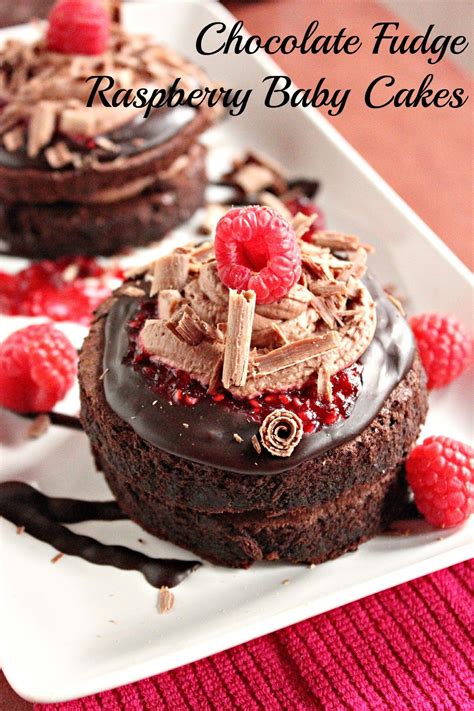 Mini Chocolate Cake Recipe with Raspberry Filling