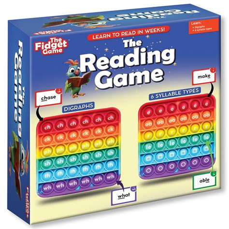 Amazon.com: Science of Reading Fidget Game - Master Digraphs & Syllables - Engaging Educational ...