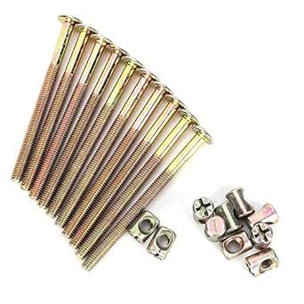 Yosoo Health Gear M6 Furniture Bolt, Hex Socket Head Cap Screws Nuts ...