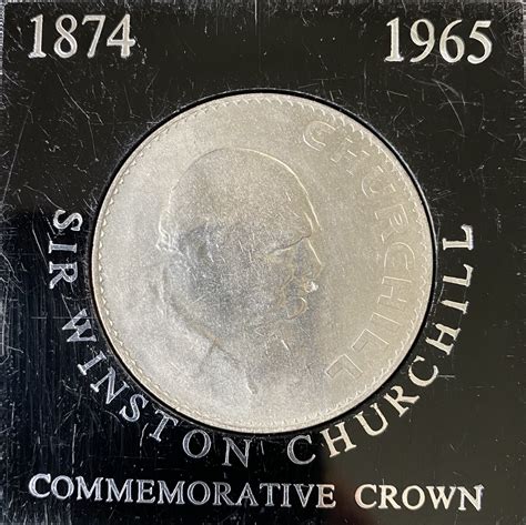1874 -1965 SIR WINSTON CHURCHILL COMMEMORATIVE CROWN COIN (1965) | eBay UK